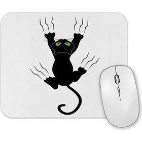 Baskı Dükkanı Gato Preto Cat Kedi Mouse Pad