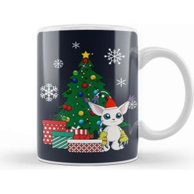 Baskı Dükkanı Gatomon Around the Christmas Tree Digimon Kupa