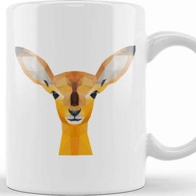 Baskı Dükkanı Geometric Animal Deer Kupa