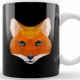 Baskı Dükkanı Geometric Animal Fox Kupa