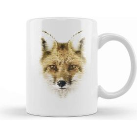Baskı Dükkanı Geometric Animal Lion Kupa