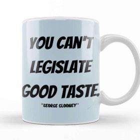 Baskı Dükkanı George Clooney Quotes Gift Vintage Retro Rainbow Style Kupa