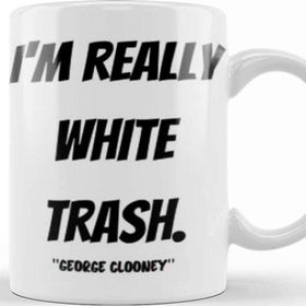 Baskı Dükkanı George Clooney Quotes Gift Vintage Retro Rainbow Style Kupa