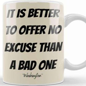 Baskı Dükkanı George Washington Quotes Kupa