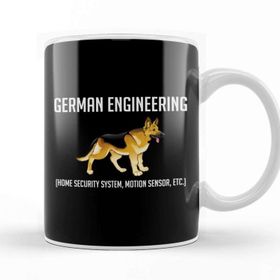 Baskı Dükkanı German Shepherd Engineering Home Security System Kupa