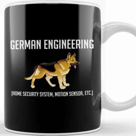 Baskı Dükkanı German Shepherd Engineering Home Security System Kupa
