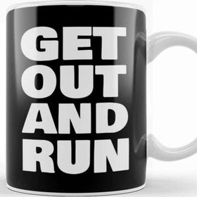 Baskı Dükkanı Get Out And Run Kupa