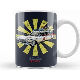 Baskı Dükkanı Ghostbusters Ecto 1 Retro Japanese Kupa
