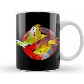 Baskı Dükkanı Ghostbusters Silhouette Logo Kupa
