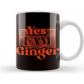 Baskı Dükkanı Ginger Girl Redhead Red Orange Hair Irish Red Head Kupa