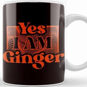 Baskı Dükkanı Ginger Girl Redhead Red Orange Hair Irish Red Head Kupa