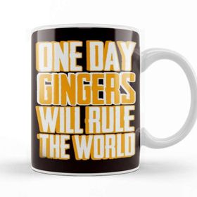 Baskı Dükkanı Gingers Will Rule World Redhead Red Orange Haired Kupa