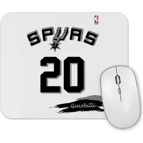 Baskı Dükkanı Ginobilli Branca Rox Ink Mouse Pad