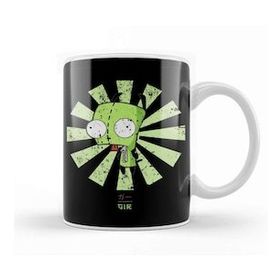 Baskı Dükkanı Gir Retro Japanese Invader Zim Kupa
