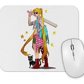 Baskı Dükkanı Girl Over Power Mouse Pad
