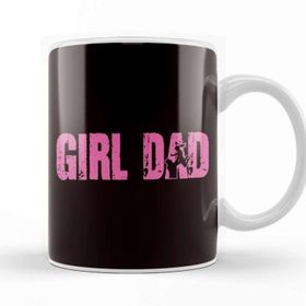 Baskı Dükkanı Girl Papa Dad Father Daughter Daddy Stepdad Husband Poppa Kupa