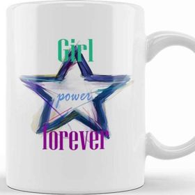 Baskı Dükkanı Girl Power Feminism Girl Power Forever Kupa