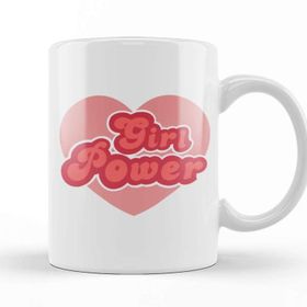 Baskı Dükkanı Girl Power Feminist Kupa Bardak