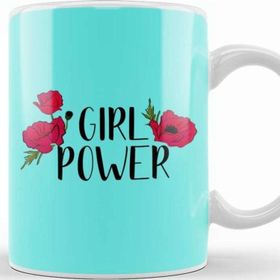 Baskı Dükkanı Girl Power Inspiration Positive Girly Quote Artwork Kupa Bardak