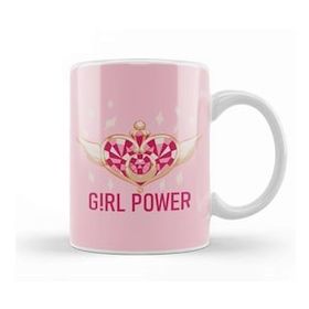 Baskı Dükkanı Girl Power Magical Girl Brooch Kupa Bardak