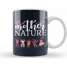 Baskı Dükkanı Girl Power Mother Nature Kupa Bardak
