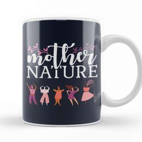 Baskı Dükkanı Girl Power Mother Nature Kupa Bardak