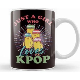 Baskı Dükkanı Girl Who Loves Korean Pop Music K-Pop Korea Birds Singers Kupa Bardak