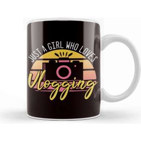Baskı Dükkanı Girl Who Loves Vlogging Vlogger Vlog Influencer Videographer Kupa Bardak