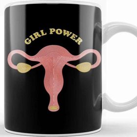 Baskı Dükkanı Girlpower Uterus Embroidery Kupa Bardak