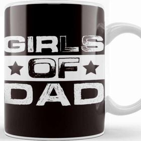 Baskı Dükkanı Girls Of Dad Daughter Papa Father Daddy Stepdad Family Poppa Kupa Bardak