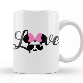 Baskı Dükkanı Girly Kız Çocuğuna Mickey Hediye Kupa Bardak