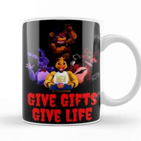 Baskı Dükkanı Give Gifts Life Fnaf Kupa Bardak