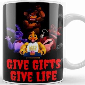Baskı Dükkanı Give Gifts Life Fnaf Kupa Bardak