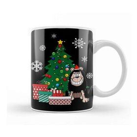 Baskı Dükkanı Gnasher Around The Christmas Tree Kupa Bardak