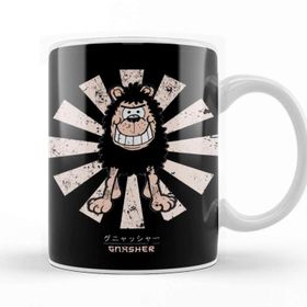 Baskı Dükkanı Gnasher Retro Japanese Kupa Bardak