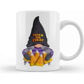 Baskı Dükkanı Gnome With Candy Corn - Trick Or Treat Kupa Bardak