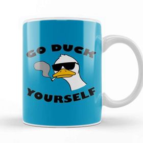 Baskı Dükkanı Go Duck Yourself Kupa Bardak