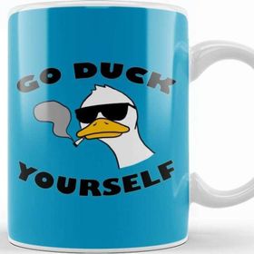 Baskı Dükkanı Go Duck Yourself Kupa Bardak