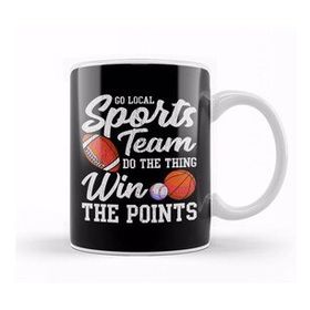Baskı Dükkanı Go Local Sports Team Funny Sports Fan Sarcasm Pun Kupa Bardak
