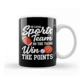 Baskı Dükkanı Go Local Sports Team Funny Sports Fan Sarcasm Pun Kupa Bardak