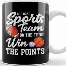 Baskı Dükkanı Go Local Sports Team Funny Sports Fan Sarcasm Pun Kupa Bardak