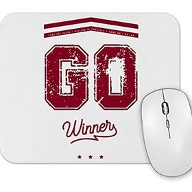 Baskı Dükkanı Go Winner Red Mouse Pad