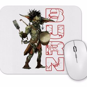 Baskı Dükkanı Goblin Burn Mouse Pad