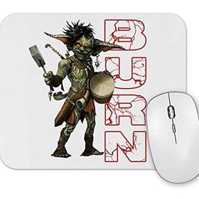 Baskı Dükkanı Goblin Burn Mouse Pad