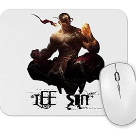 Baskı Dükkanı God Fist Lee Sin League of Legends Mouse Pad