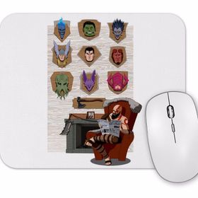 Baskı Dükkanı God of War Kratos Godslayer Mouse Pad