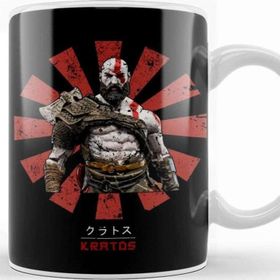 Baskı Dükkanı God of War Kratos Porselen Kupa