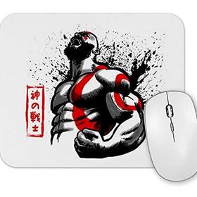 Baskı Dükkanı God of War Silhouette Mouse Pad