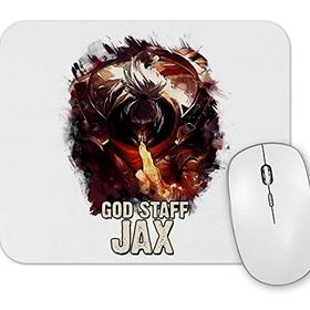 Baskı Dükkanı God Staff Jax Mouse Pad