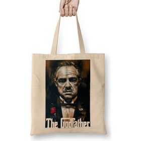 Baskı Dükkanı Godfather Bez Bayan Günlük Çanta